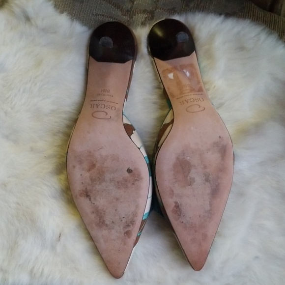 βHPπ¦Oscar de la Renta Mules - Picture 4 of 8